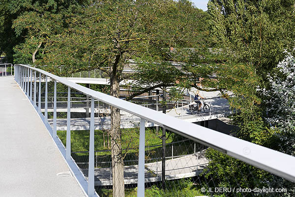 Passerelles Parkbos à Gand
Zoé Borluutbrug